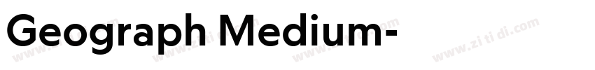 Geograph Medium字体转换